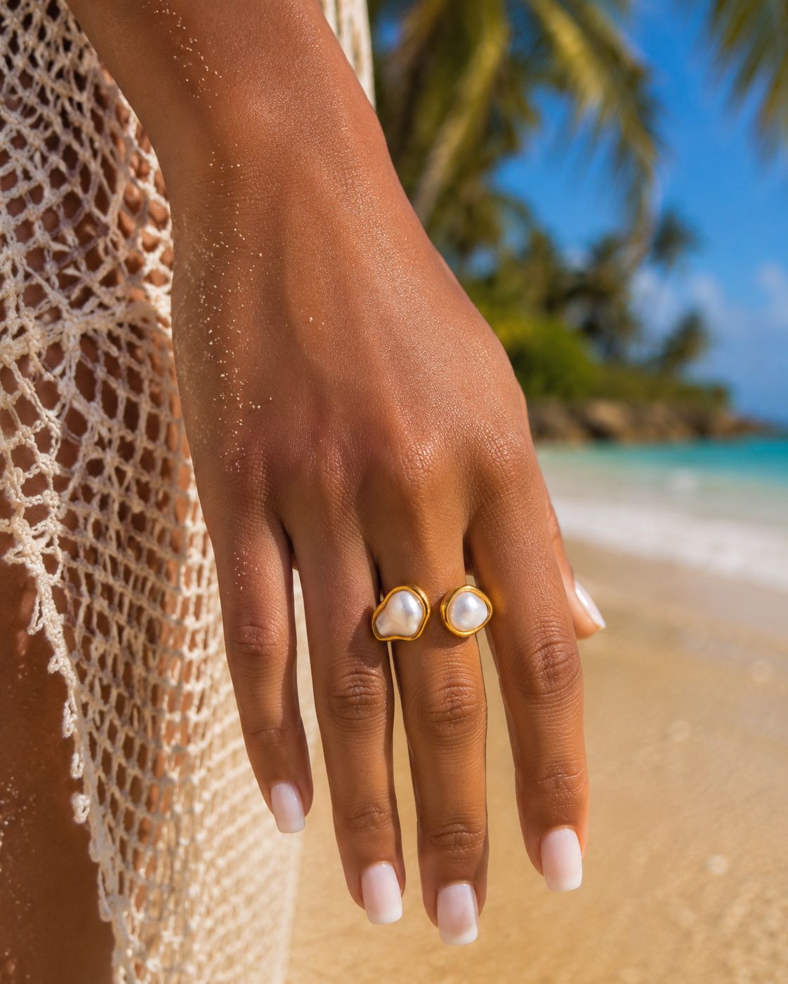 Sol Pearl Ring