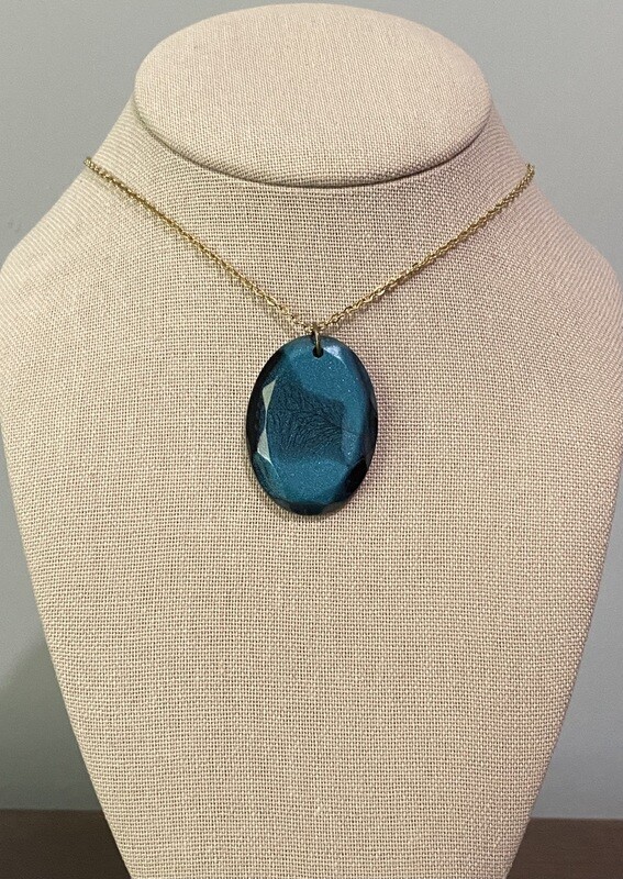 Blue with sparkles