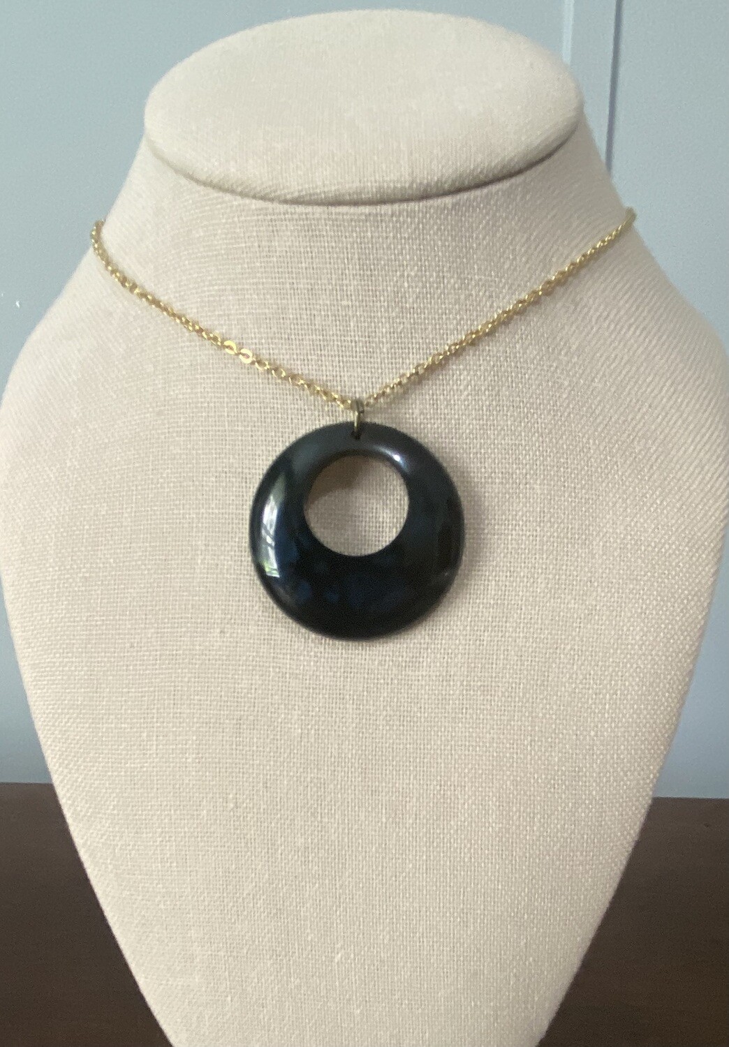 Black with Blue shining through