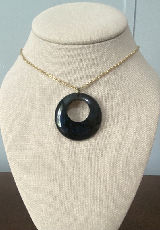 Black with Blue shining through