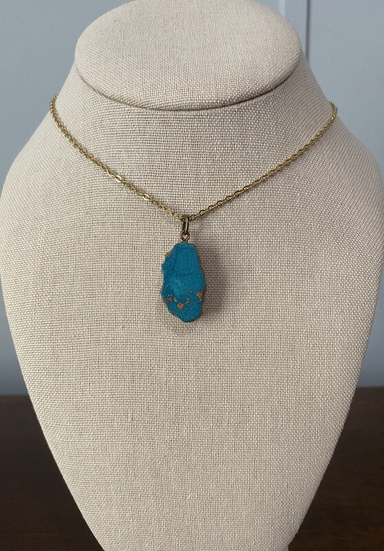 Turquoise with Gold color