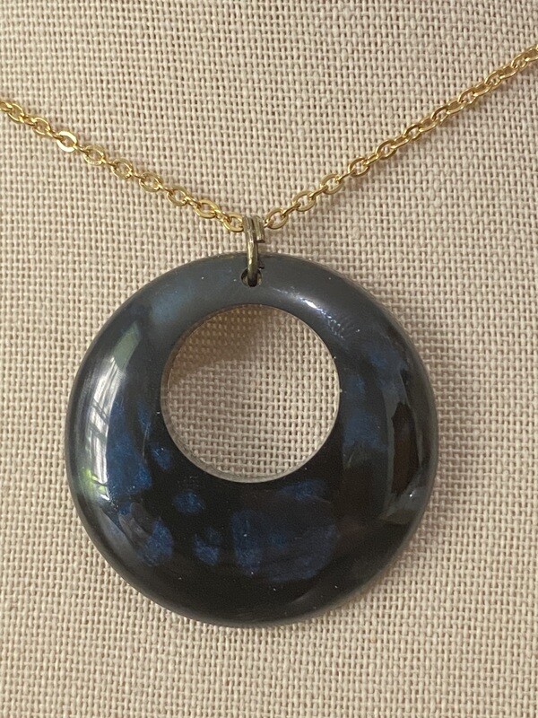 Black with Blue shining through