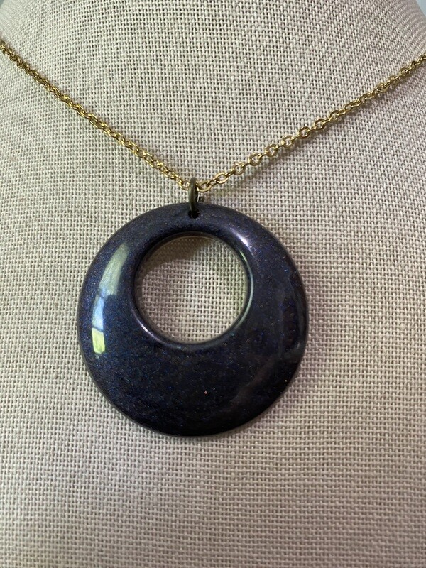 Purple sparkle round