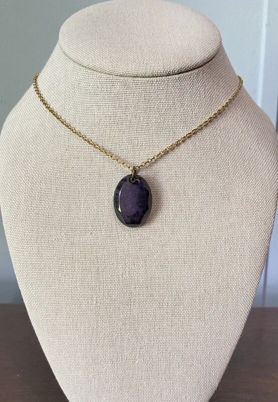 Purple oval