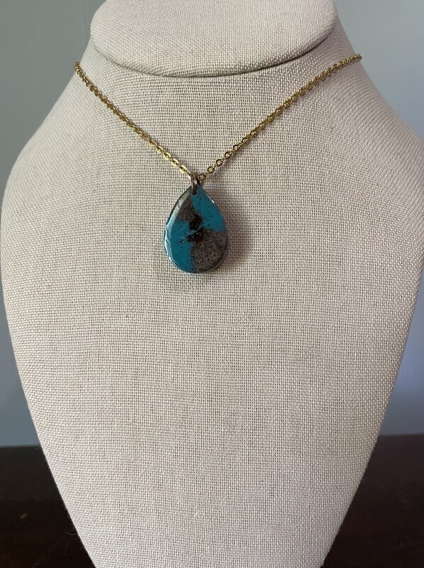 Turquoise Teardrop