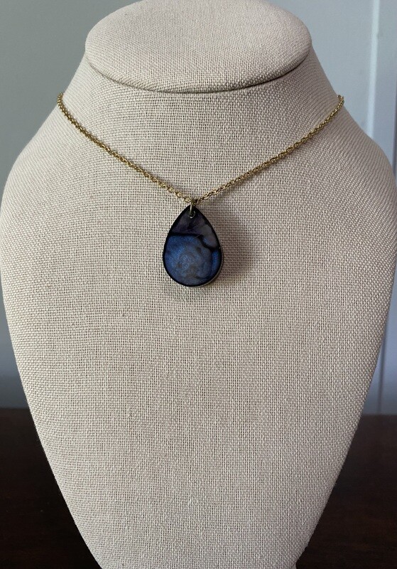 Blue Teardrop