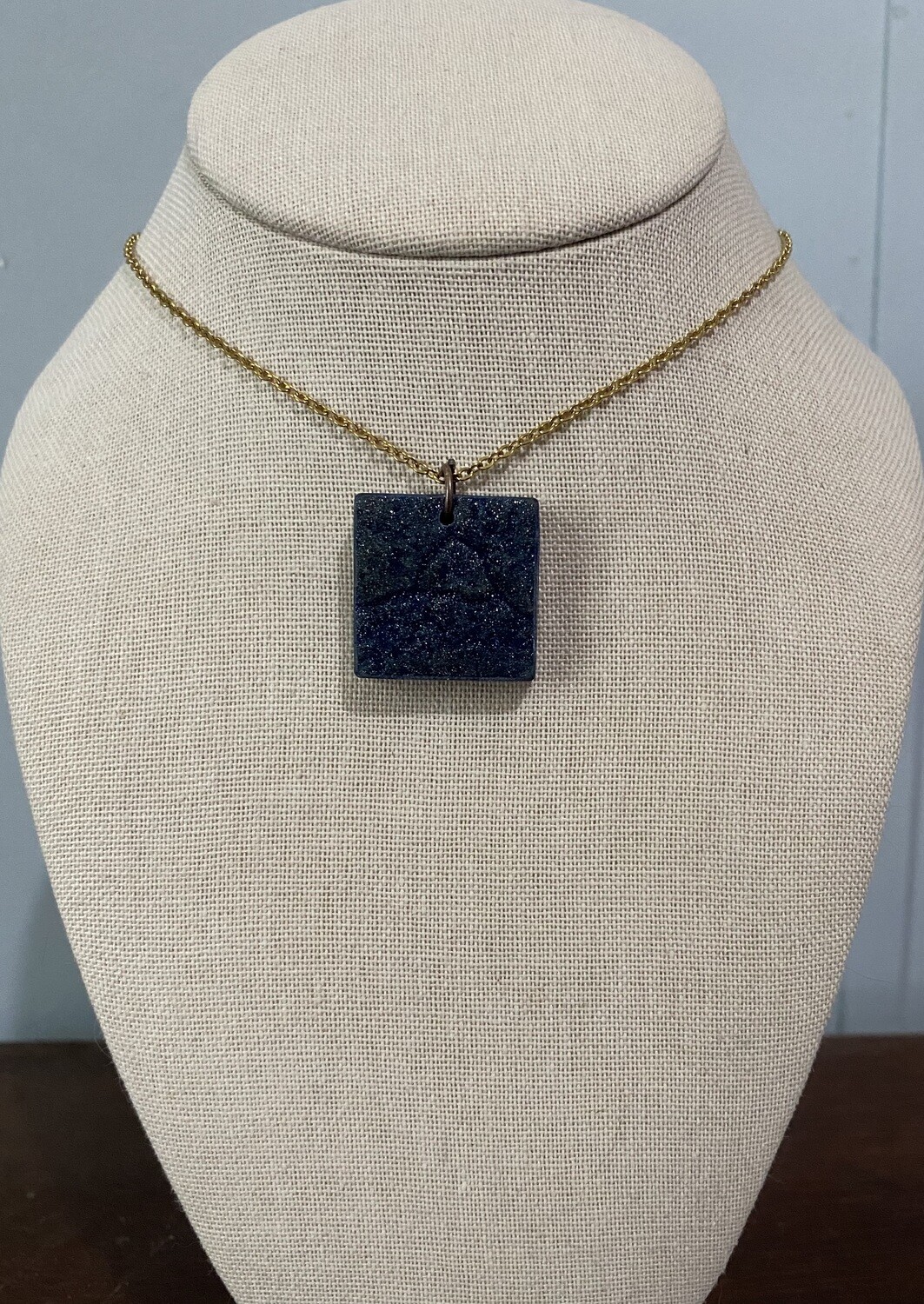 Sparkly Blue Square
