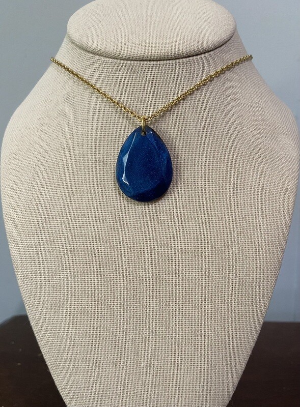 Dark Blue Tear Drop