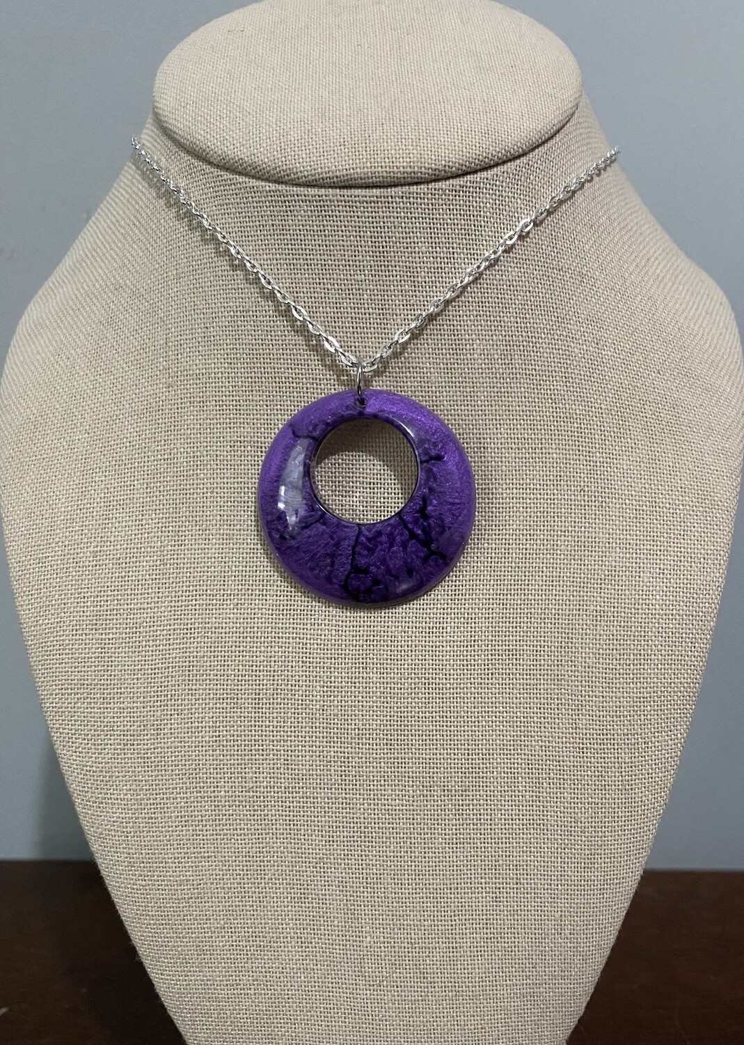 Purple with Black Circle