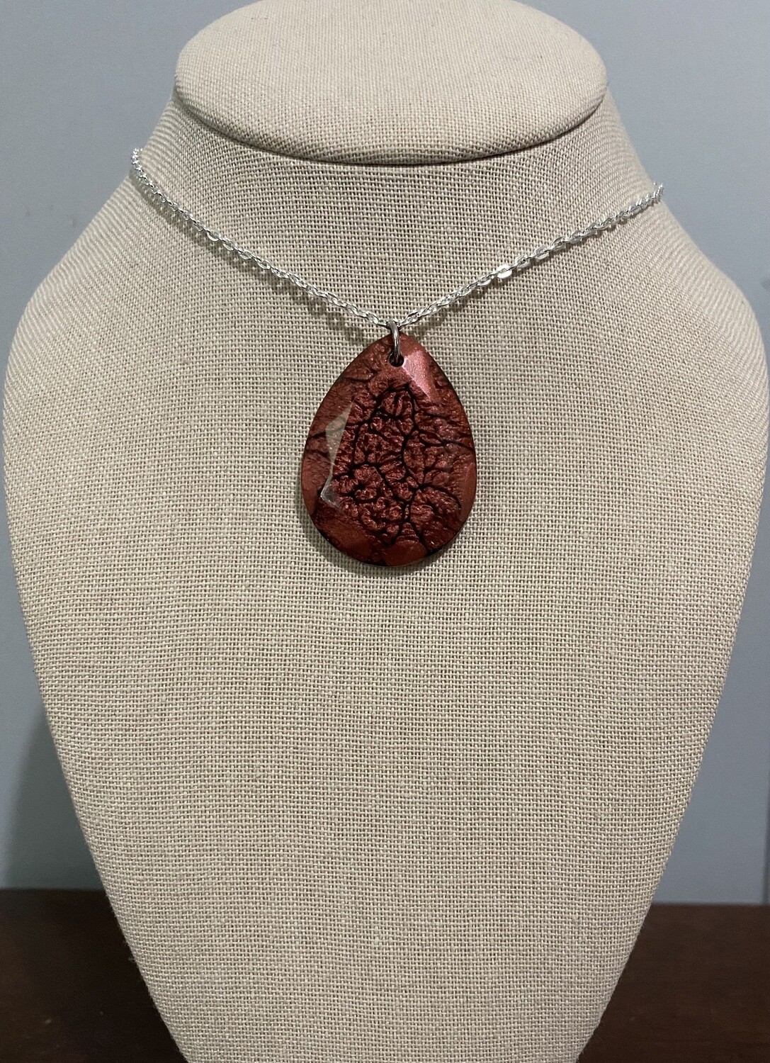 Red and Black large Teardrop