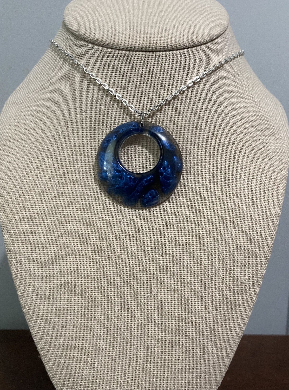 Blue and Black Circle