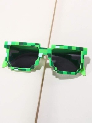 Green Minecraft Glasses
