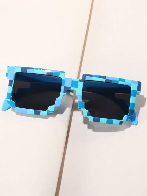 Minecraft Blue Sunglasses
