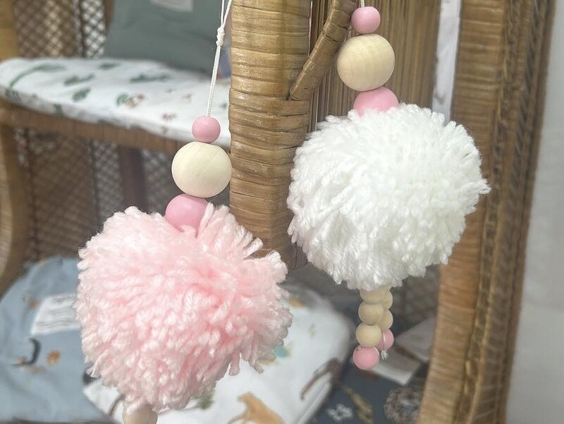 Pink Wooden Ballerina