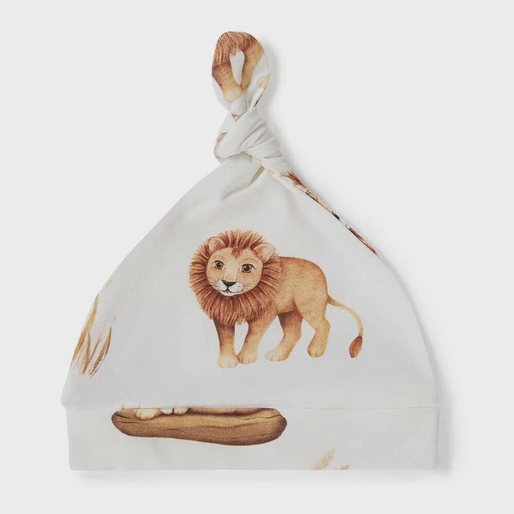 Lion Organic Knotted Beanie
