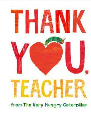 Thank You Teacher from The Very Hungry Caterpillar