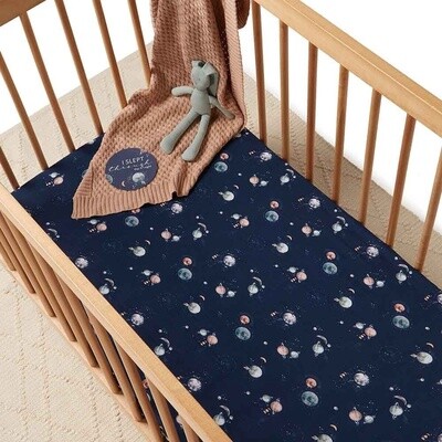 Milky Way Fitted Cot Sheet