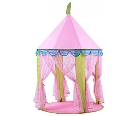 Princess Indoor Castle Playhouse Toy Play Tent for Kids Toddlers with Mat Floor and Carry Bag (Pink)