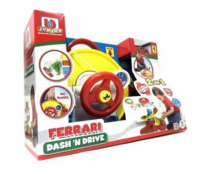BB Junior Ferrari Dash 2 in 1 Driving Tower with Car