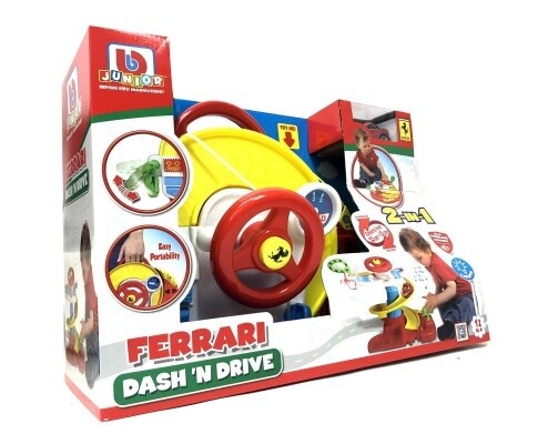 BB Junior Ferrari Dash 2 in 1 Driving Tower with Car