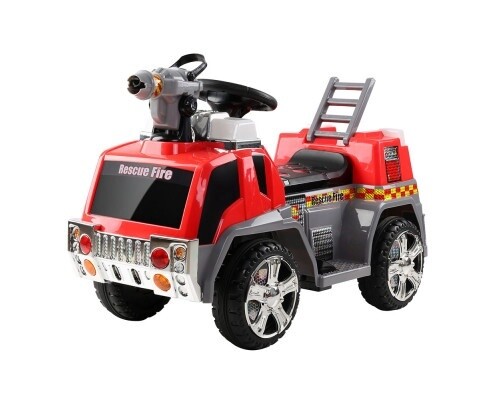 Rigo Kids Ride On Fire Truck Motorbike Motorcycle Car Red Grey