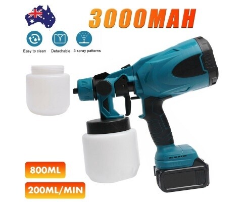 Cordless High Pressure Airless Spray Gun Paint Sprayer For Makita 36V Battery AU