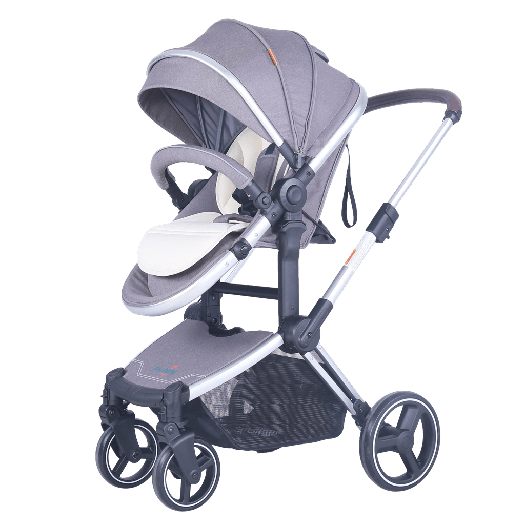 Joy Baby Glide 4 wheels Baby Pram Stroller with Free Accessories