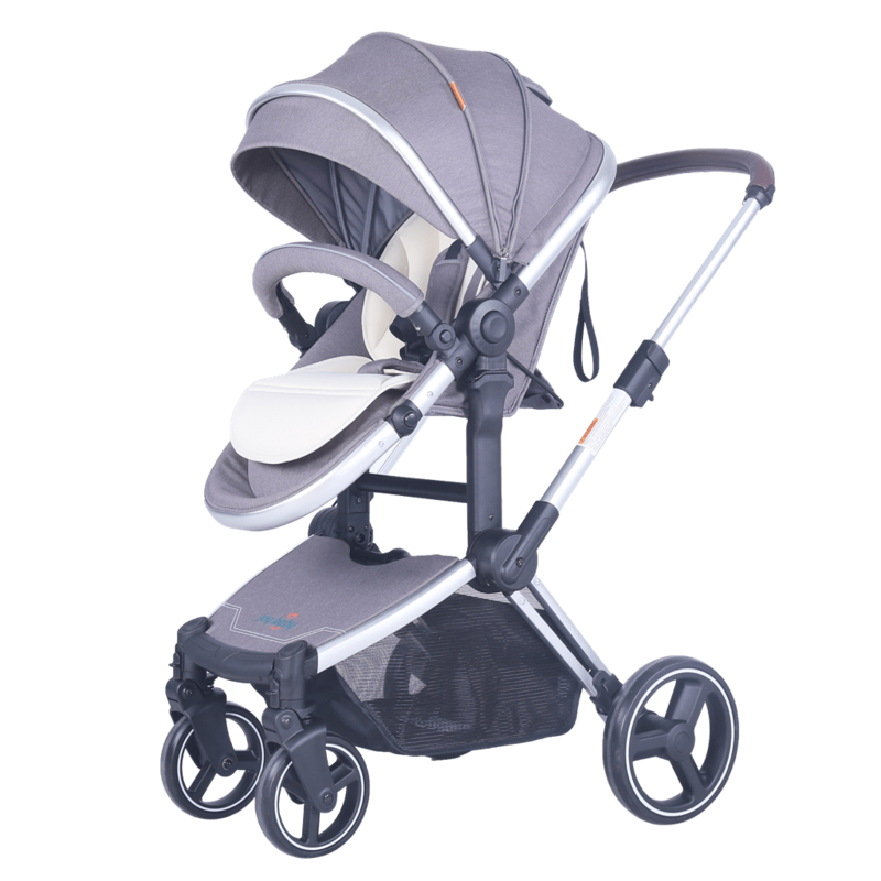 Joy Baby Glide 4 wheels Baby Pram Stroller with Free Accessories