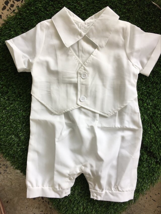 Christening outfit for boys.