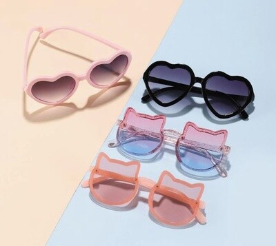 Heart and Cat Sunglasses