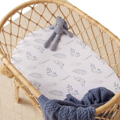 Wild Fern Organic Fitted Cot Sheet