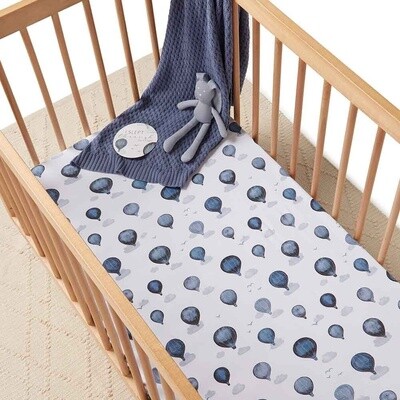 Cloud Chaser Organic Fitted Cot Sheet