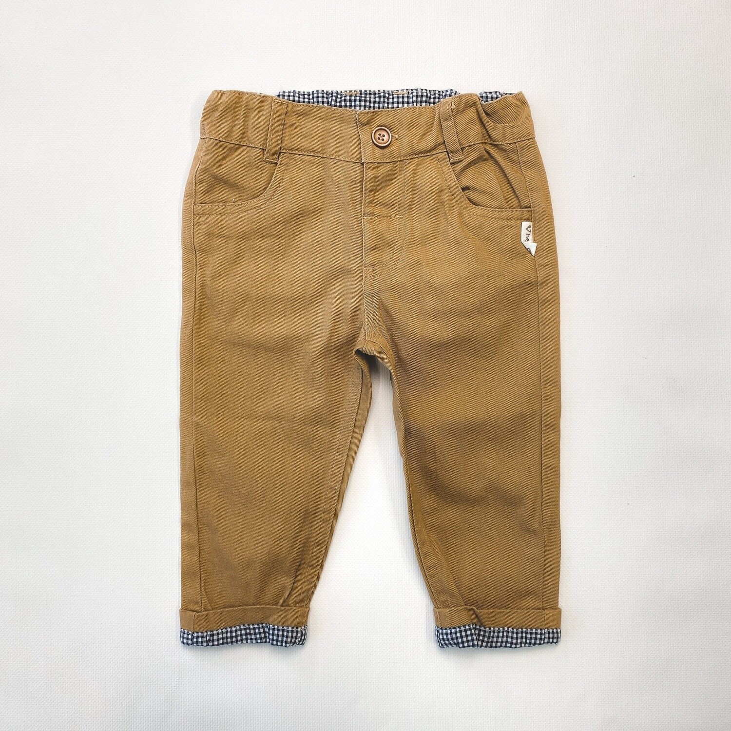 Baby Boys Chino Pant - Taupe
