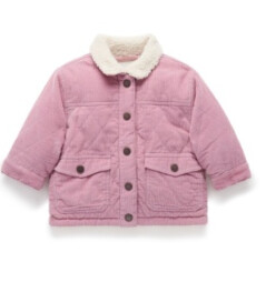 Sherpa Jacket- Hyacinth