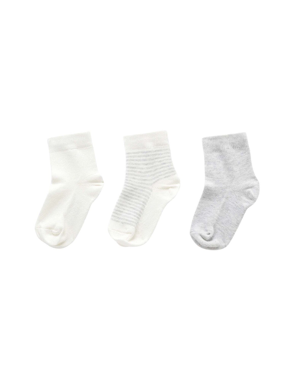 3 Pack Grey Socks