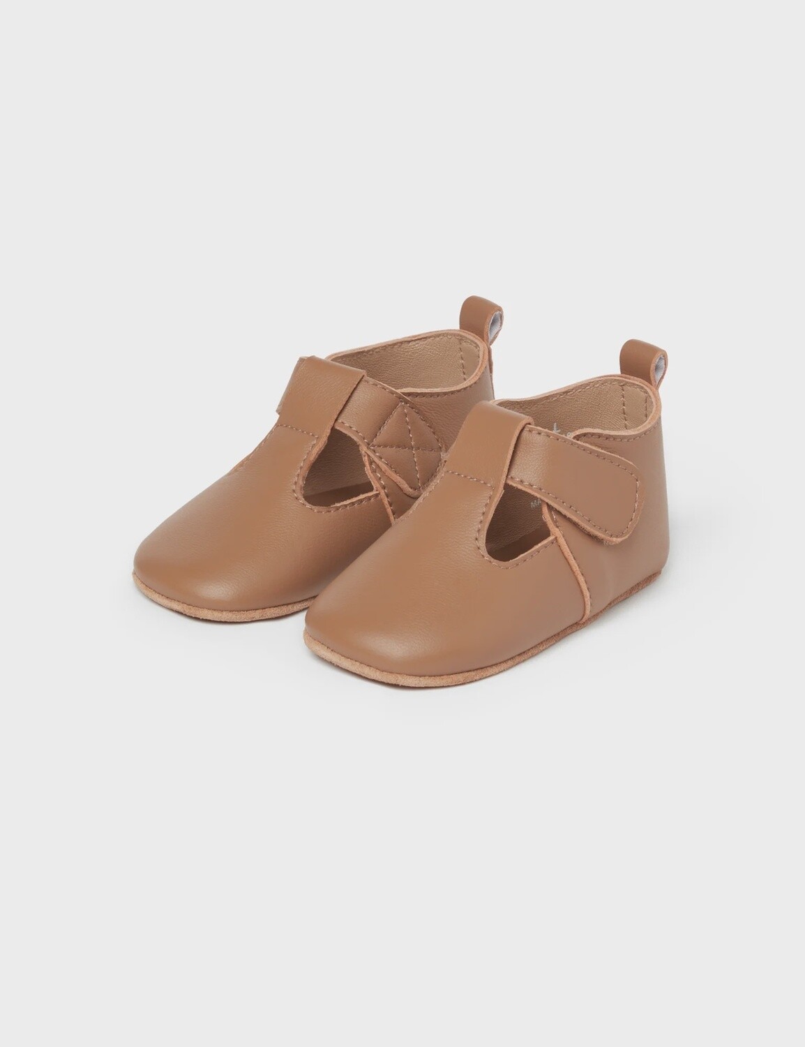 Leather T-Bar - Tan