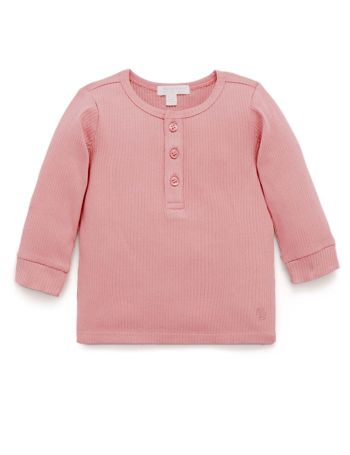 Crabapple Rib Henley Tee