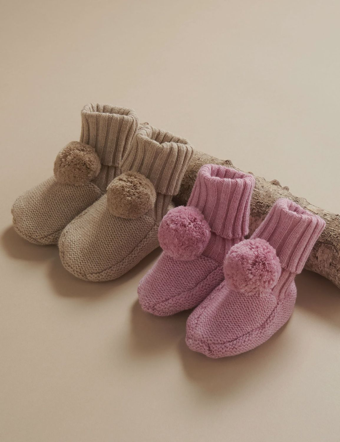 Pom Pom Booties