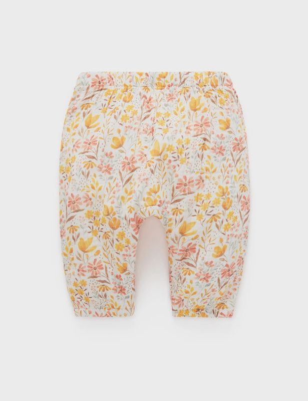 Desert Flower Crinkle Slouch Pants