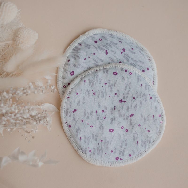 Reusable Breast Pads- Iris Posy