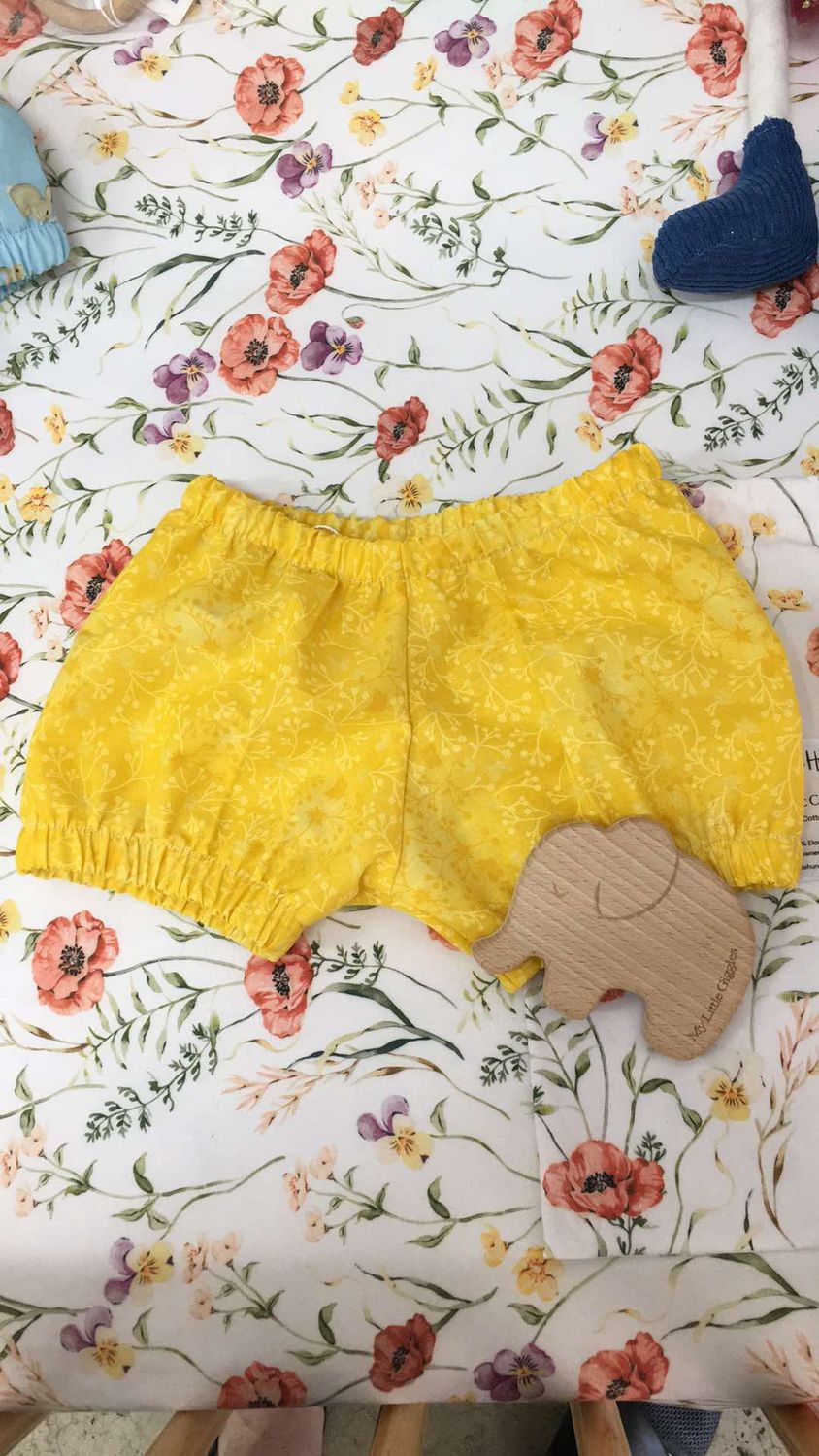 Nappy Cover- Yellow Floral