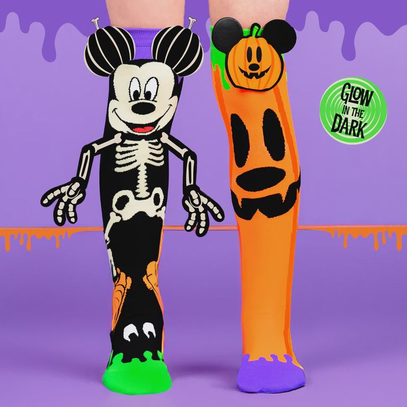Mickey Glow in the Dark socks