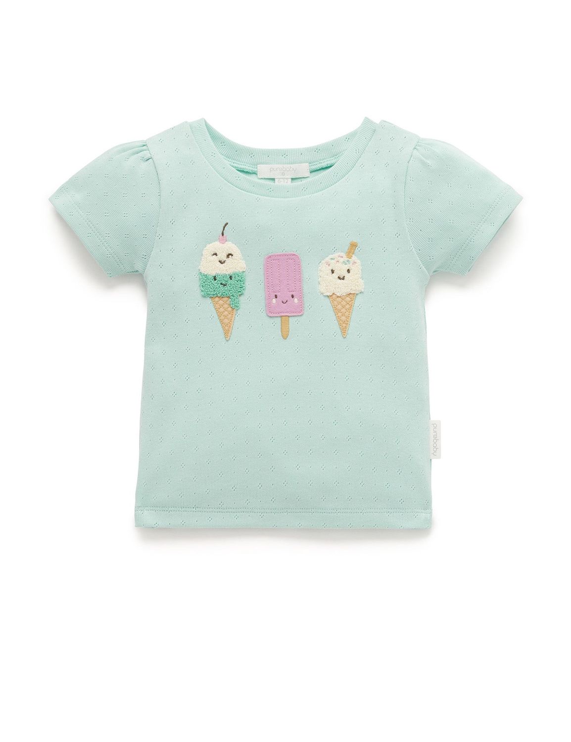 Pointelle Tee