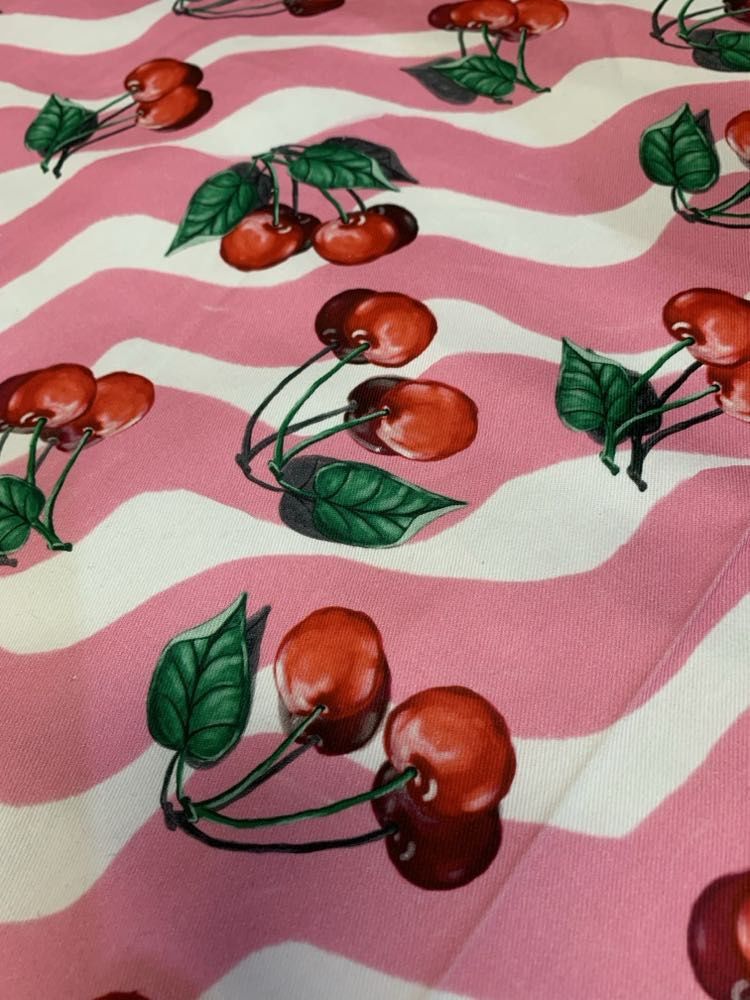 Cot Quilt- Cherry