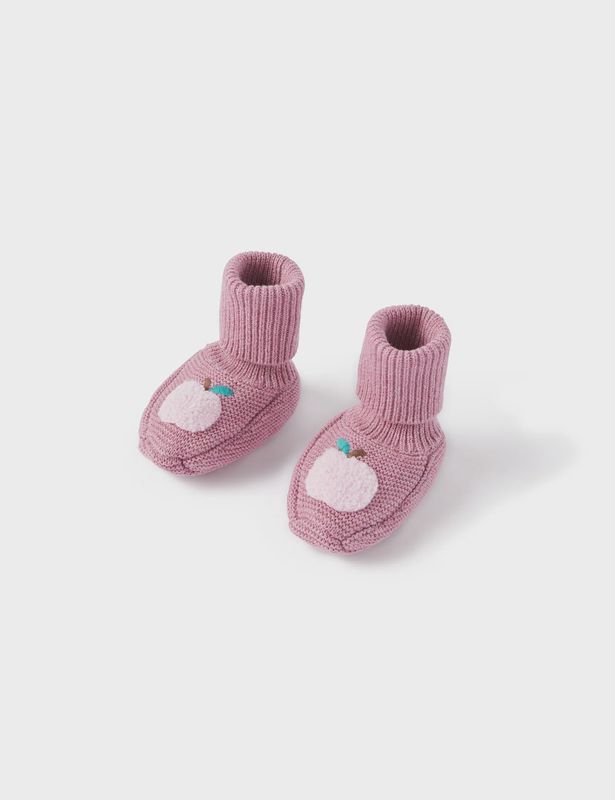 Knitted Boote - Lavender Melange