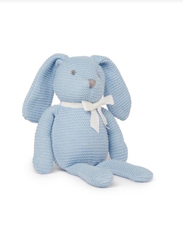 Knitted Bunny -Blue