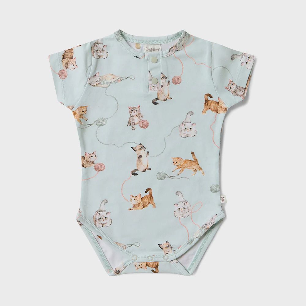Kitten Short Sleeve Bodysuit