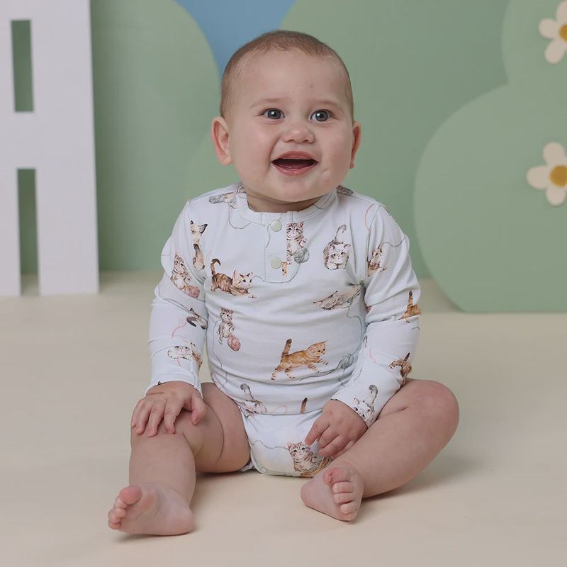 Kitten Long Sleeve Bodysuit