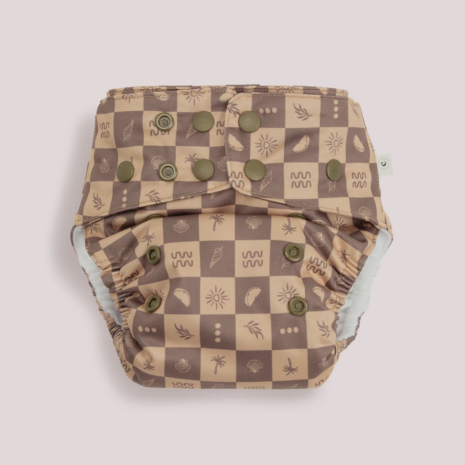 Modern Cloth Nappy-Island-One size 3.5kg-16kg