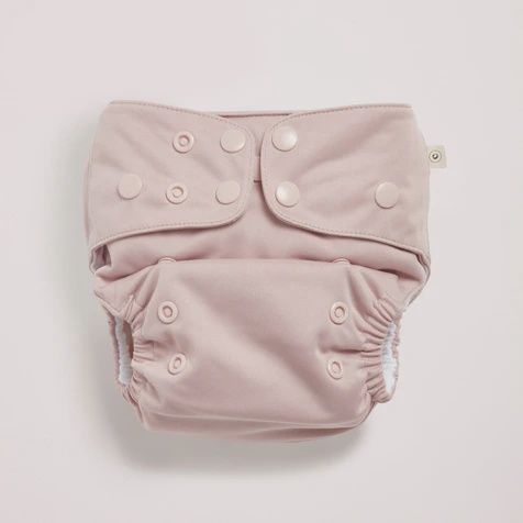 Modern Cloth Nappy-Dusty Rose-One size 3.5kg-16kg